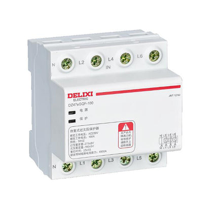 DELIXI DZ47sGQF(R) Resettable Overvoltage and Undervoltage Protector