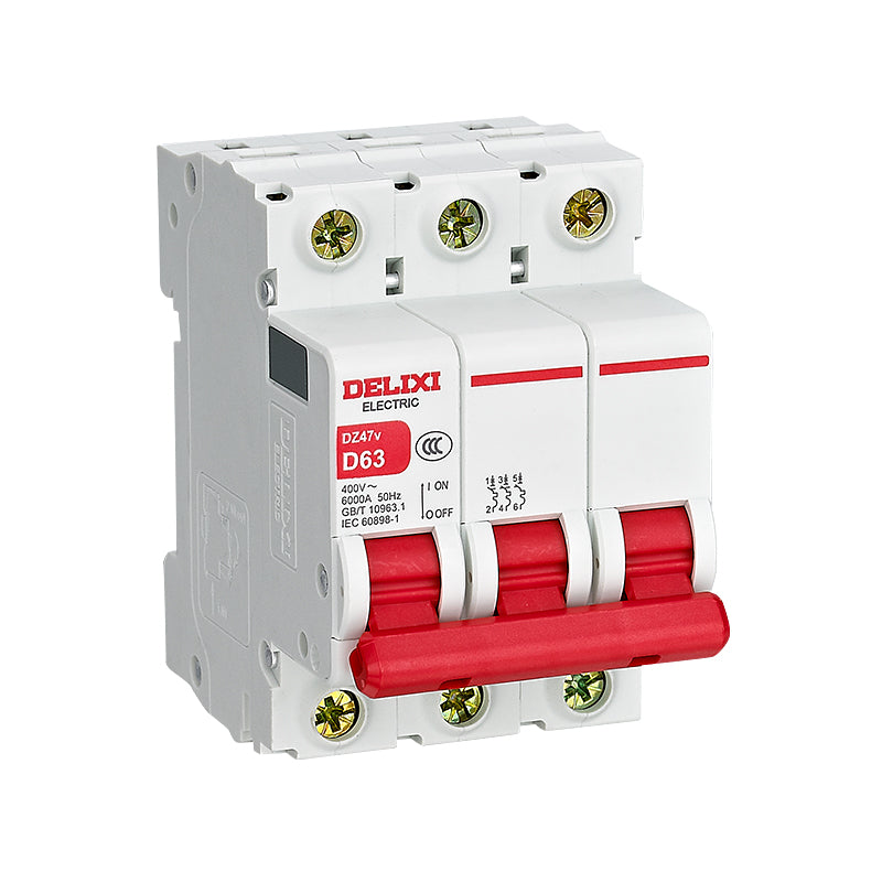 DELIXI DZ47v D Type Miniature Standard Circuit Breaker