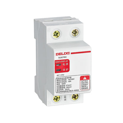 DELIXI DZ47vGQR Resettable Overvoltage and Undervoltage Protector