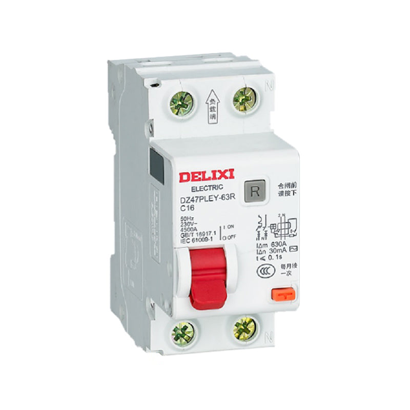 DELIXI DZL18 Thermal-Magnetic Residual Current Operated Circuit Breaker