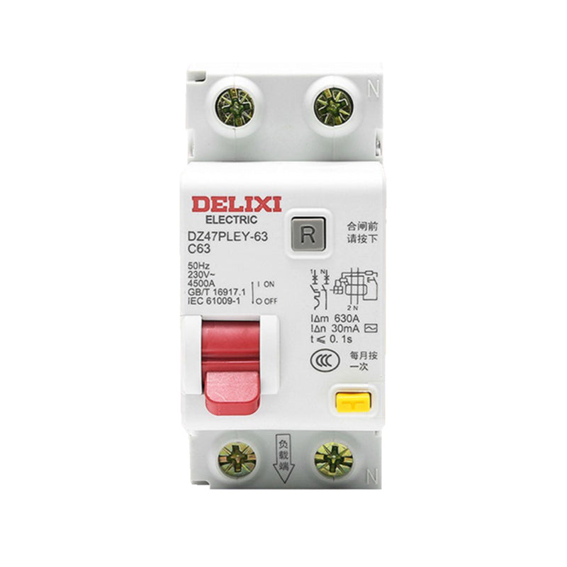 DELIXI DZL18 Thermal-Magnetic Residual Current Operated Circuit Breaker