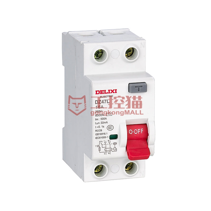 DELIXI Electric DZ47L Electromagnetic Miniature Leakage Circuit Breaker