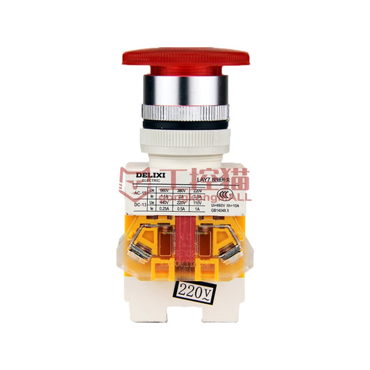 DELIXI/Delixi Electric LAY7 illuminated mushroom button 160 pieces/box