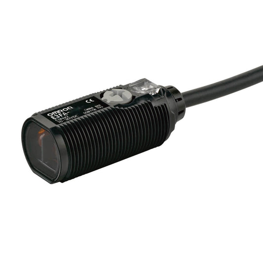 OMRON/OMRON E3FA cylindrical reflective plate photoelectric sensor plastic housing