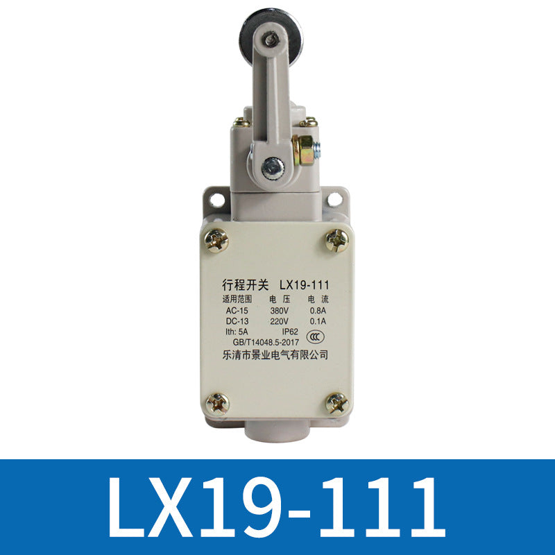 Limit switch LX19-001 roller limit switch self-resetting one-on-one-close 111 aluminum shell 121 control switch