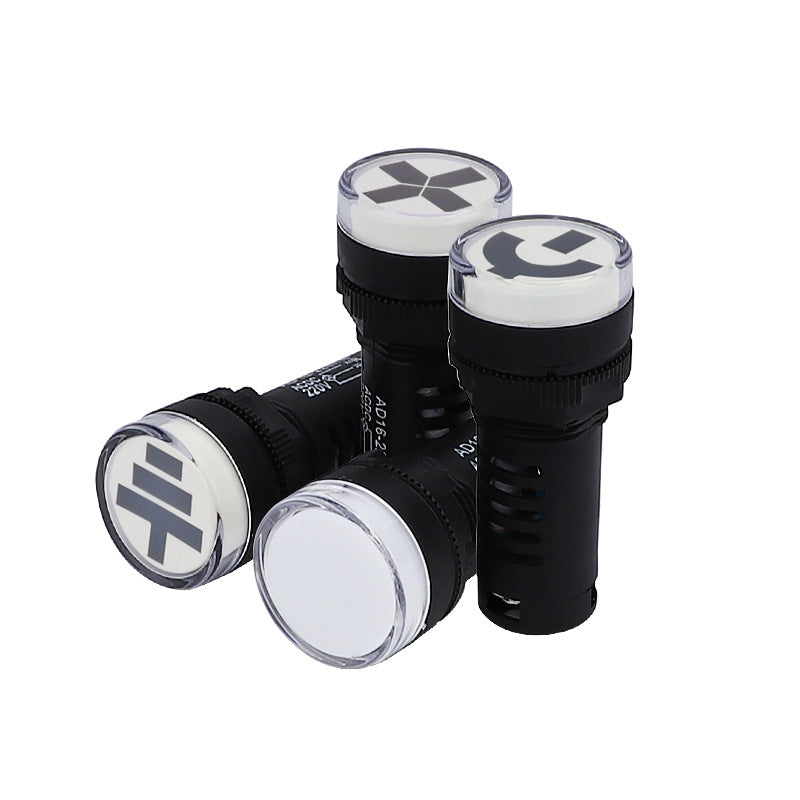 The new AD16-22DSV mini digital display AC voltmeter has a 60-500V universal indicator light and a 22mm aperture.