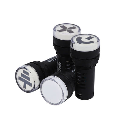 The new AD16-22DSV mini digital display AC voltmeter has a 60-500V universal indicator light and a 22mm aperture.