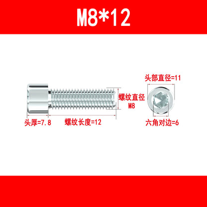 Wholesale galvanized hex socket head cap screws, cup head hex socket head cap screws, cylindrical head hex socket bolts, M5, M6, M8, M10