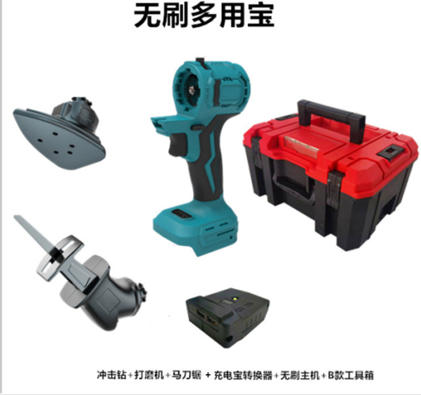 New cross-border rechargeable lithium battery multi-purpose power tool set.