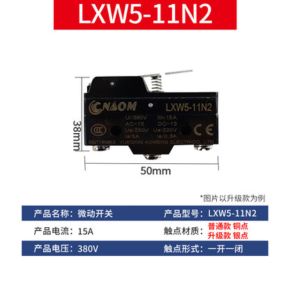 Micro switch LXW5-11G1/G2/Q1/M miniature limit switch roller Z-15GW-22B