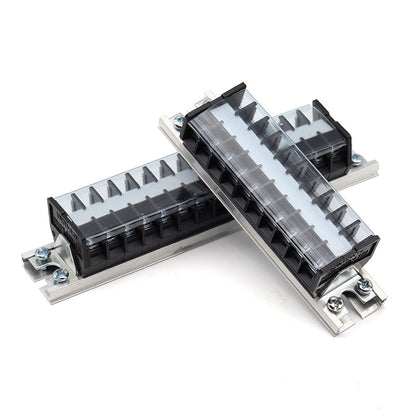 TD30 DIN rail terminal block, 30A high current cable block, wire connector pin A mating.