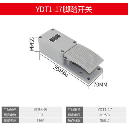 High-power punch press, shearing machine, bending machine, LT4 foot switch, EKW foot pedal controller, TFS-201