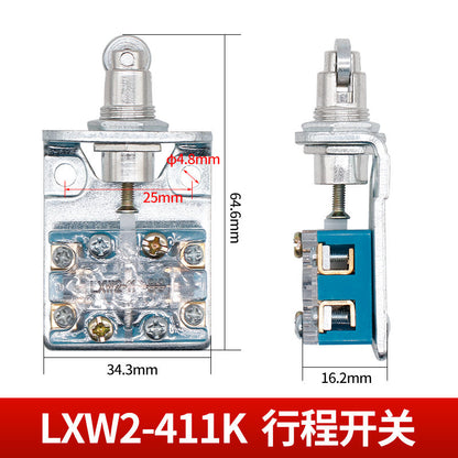 LXW2-11 micro switch, limit switch, travel switch, core; LXW2-411K elevator silver dot core.
