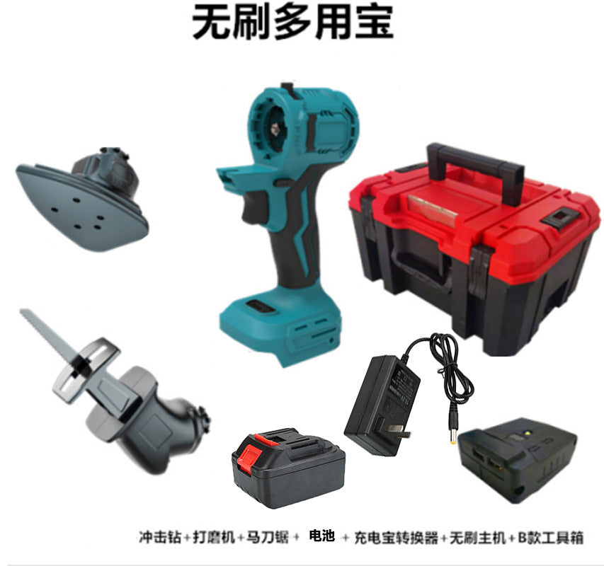 New cross-border rechargeable lithium battery multi-purpose power tool set.