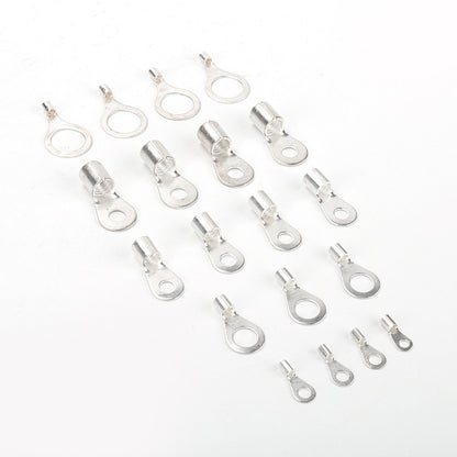 OT copper lugs, cold-pressed quick-connect terminals, silver-plated brass, round/O-type bare terminal lugs.