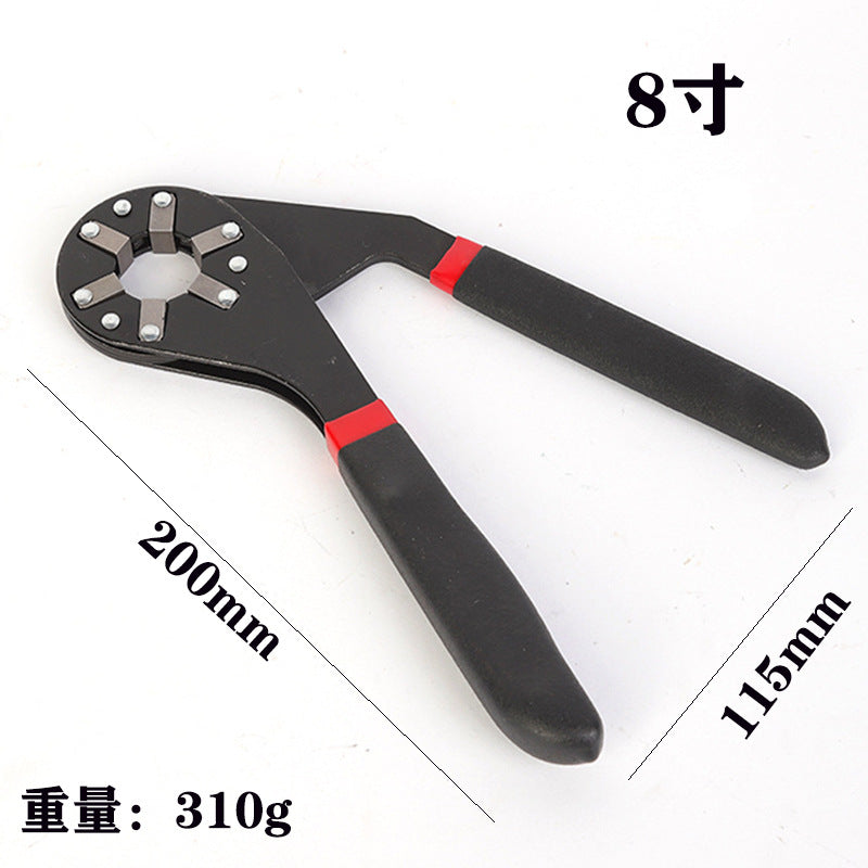 Multi-functional Torque wrench, adjustable wrench, torque wrench that can hold external hexagonal sockets.