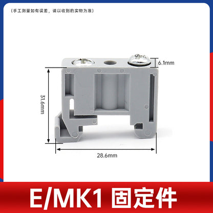 MBK3/E-Z Miniature Terminal Blocks, 0.2-2.5mm Square, UK Series DIN Rail Type, MBK/E-Z