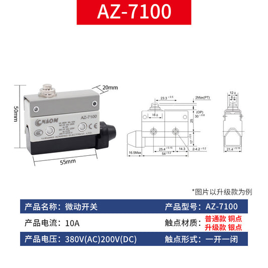Travel limit micro switches TZ AZ-7311 7312 7310 7121 7141 7144 7100