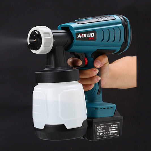 Cross-border lithium battery brushless spray gun, high-pressure electric spray gun, spraying tool, latex paint spray gun wholesale