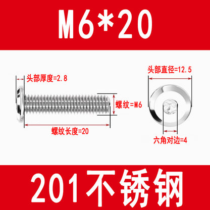 201/304 Stainless Steel Beveled Hex Socket Head Screws, Flat Head Hex Socket Furniture Screws M3 M4 M5 M6 M8