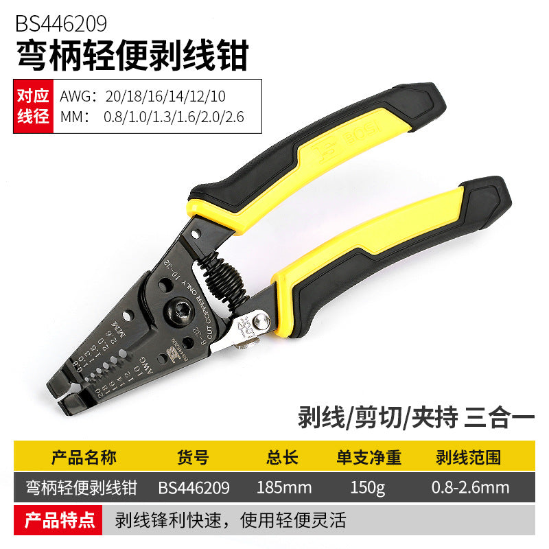 Cable cutters, electrician's manual tools, wire strippers, wire cutters, wire pullers, multi-functional wire strippers.