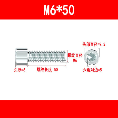 Wholesale galvanized hex socket head cap screws, cup head hex socket head cap screws, cylindrical head hex socket bolts, M5, M6, M8, M10