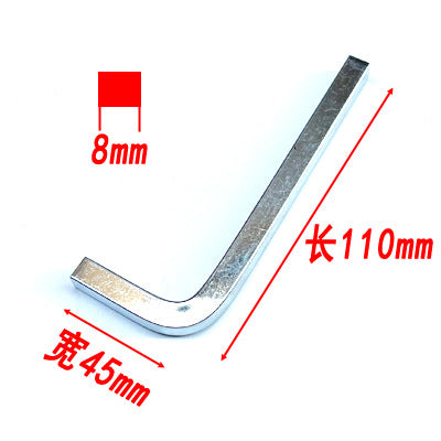 Dongguan Sanchen square wrench, four-cornered and four-sided square wrench, 3/4/5/6/8/10mm