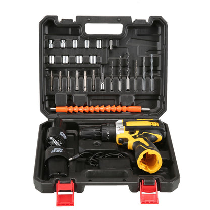 New cross-border e-commerce cordless drill and power tool set, lithium battery drill, electric screwdriver and screwdriver set.