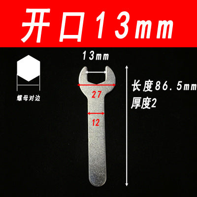 Factory wholesale open-end wrenches, 4-30mm thin and simple wrenches, stamped sheet metal single-ended open-end wrenches, hardware tools.