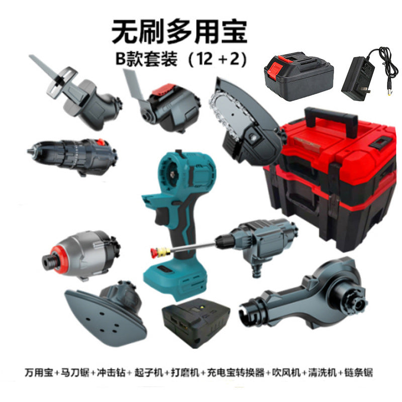 New cross-border rechargeable lithium battery multi-purpose power tool set.