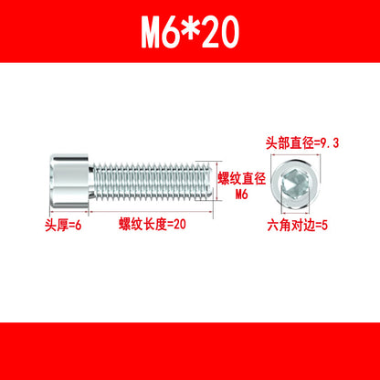 Wholesale galvanized hex socket head cap screws, cup head hex socket head cap screws, cylindrical head hex socket bolts, M5, M6, M8, M10