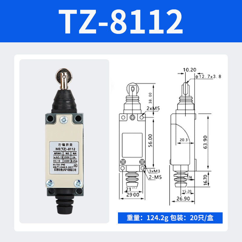 High-quality TZ-8108 limit switch, miniature upright type, waterproof (tz-8104)