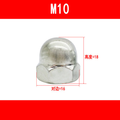 Cap-shaped nuts, decorative cap nuts, cap caps, nut caps, ball head nuts M5 M6 M8 M10 M12 M16