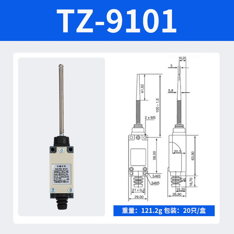 High-quality TZ-8108 limit switch, miniature upright type, waterproof (tz-8104)
