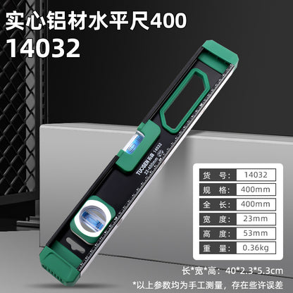 Wholesale small measuring rulers, high precision 1-meter level rulers, woodworking and decoration cast aluminum alloy solid level rulers