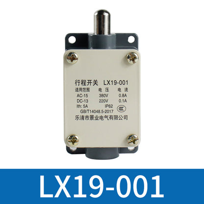 Limit switch LX19-001 roller limit switch self-resetting one-on-one-close 111 aluminum shell 121 control switch