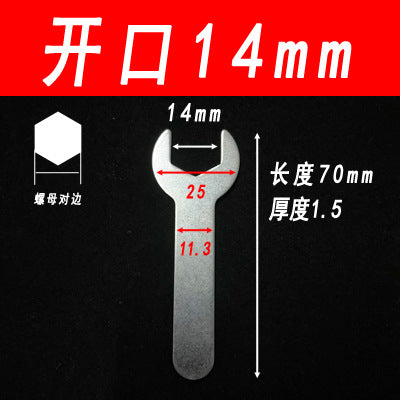 Factory wholesale open-end wrenches, 4-30mm thin and simple wrenches, stamped sheet metal single-ended open-end wrenches, hardware tools.