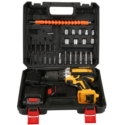 New cross-border e-commerce cordless drill and power tool set, lithium battery drill, electric screwdriver and screwdriver set.