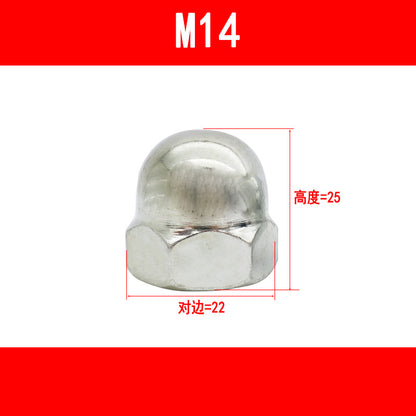 Cap-shaped nuts, decorative cap nuts, cap caps, nut caps, ball head nuts M5 M6 M8 M10 M12 M16