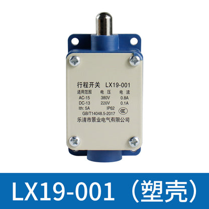 Limit switch LX19-001 roller limit switch self-resetting one-on-one-close 111 aluminum shell 121 control switch