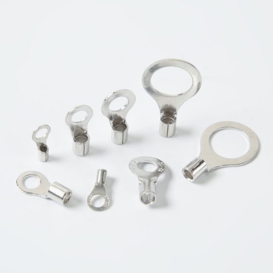 Round RNB copper wire lugs, O-type cold-pressed terminals 2/3.5/5.5/14/22-4/6/8/