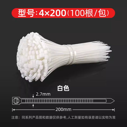 20*20mm self-adhesive nylon cable tie holder, positioning plate, cable tie fixing plastic suction cup, self-adhesive.