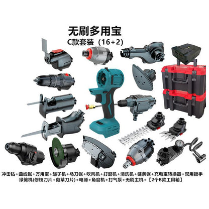 New cross-border rechargeable lithium battery multi-purpose power tool set.