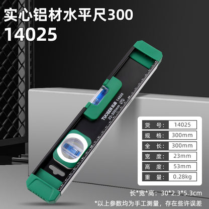 Wholesale small measuring rulers, high precision 1-meter level rulers, woodworking and decoration cast aluminum alloy solid level rulers
