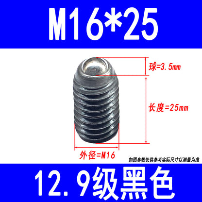 12.9 grade internal hexagon socket head cap screw, locating ball, set screw, machine ball head spring plunger M3-M16