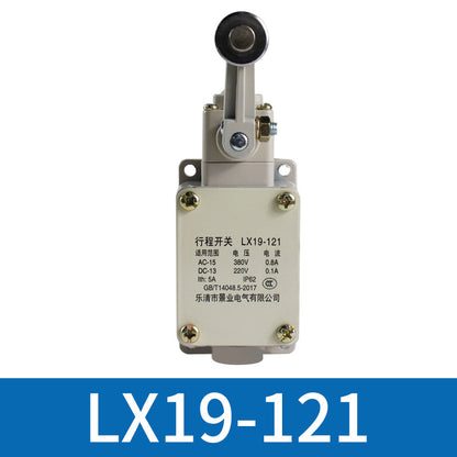 Limit switch LX19-001 roller limit switch self-resetting one-on-one-close 111 aluminum shell 121 control switch