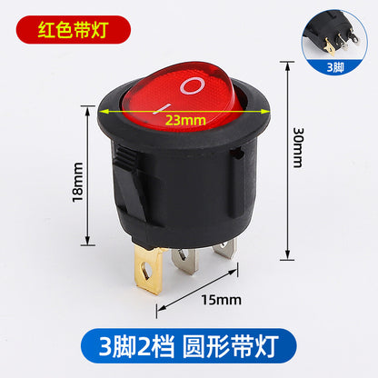 KCD1 push-button power switch, rocker switch, 234 rocker switch, two-pin, four-pin, six-pin, two-position, three-position rocker switch.