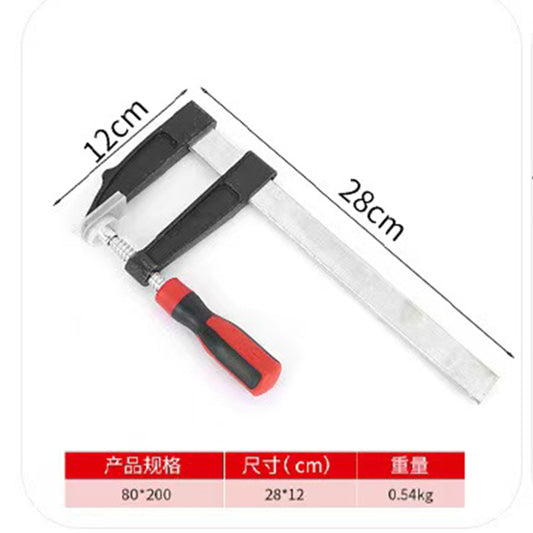 Manufacturer wholesale woodworking F-clamps, heavy-duty F-clamps, fixing clamps, malleable iron rail board clamps, quick clamps, splicing board clamps, woodworking clamps