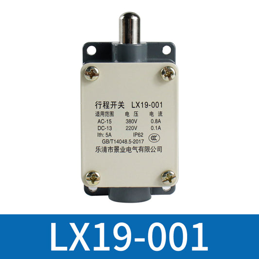 Limit switch LX19-001 roller limit switch self-resetting one-on-one-close 111 aluminum shell 121 control switch