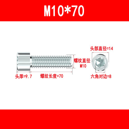 Wholesale galvanized hex socket head cap screws, cup head hex socket head cap screws, cylindrical head hex socket bolts, M5, M6, M8, M10